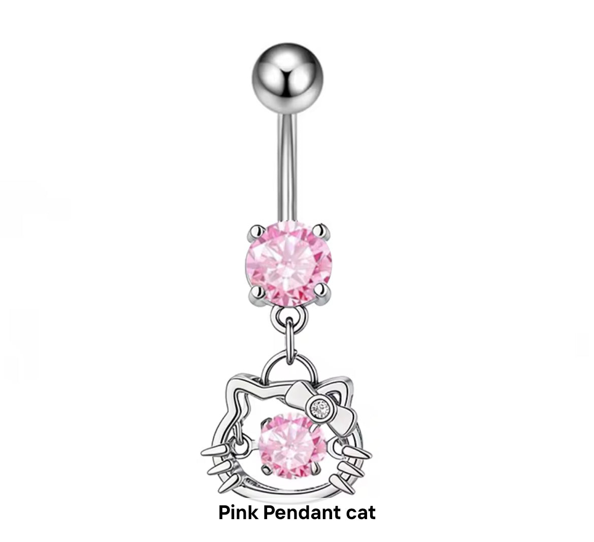 Hello Kitty Belly Button Rings