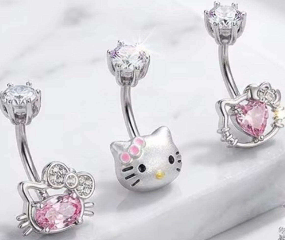 Hello Kitty Belly Button Rings