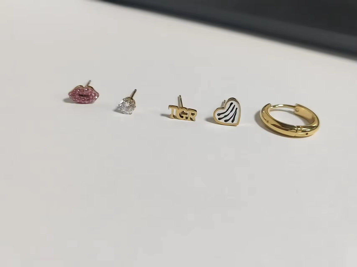 TGR EARRING STACK—PREORDER💋